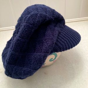 Dark Blue Knit Cap